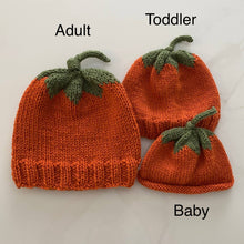 Load image into Gallery viewer, Knitted pumpkin hat
