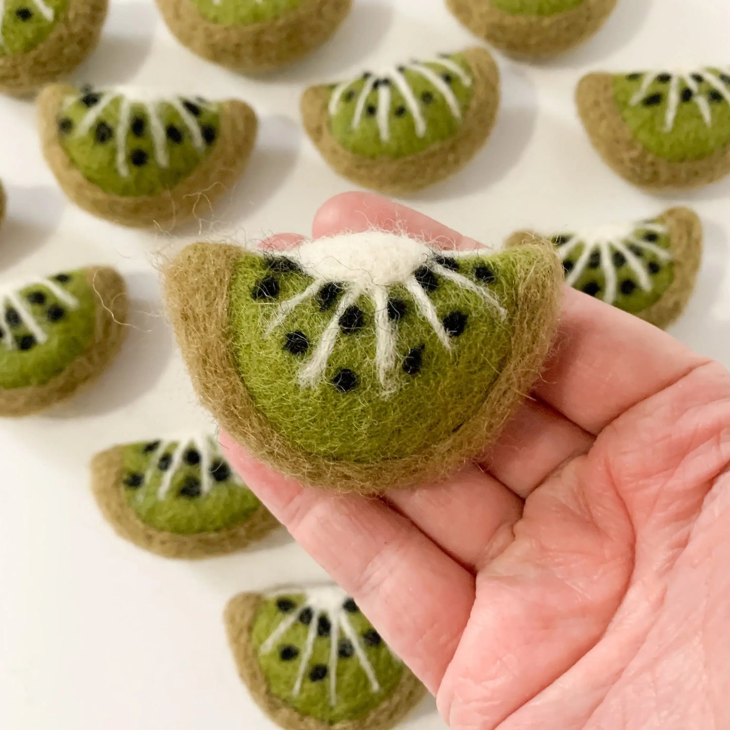 one felt kiwi slice