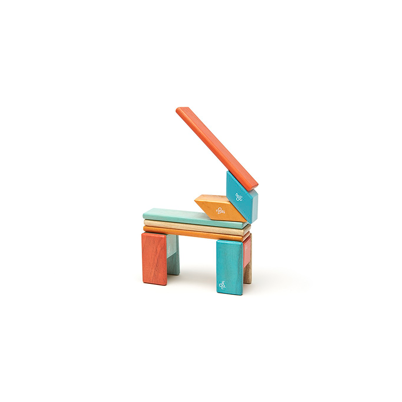 Tegu blocks 14 pieces sunset set