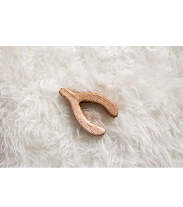 Wishbone Wooden Teether