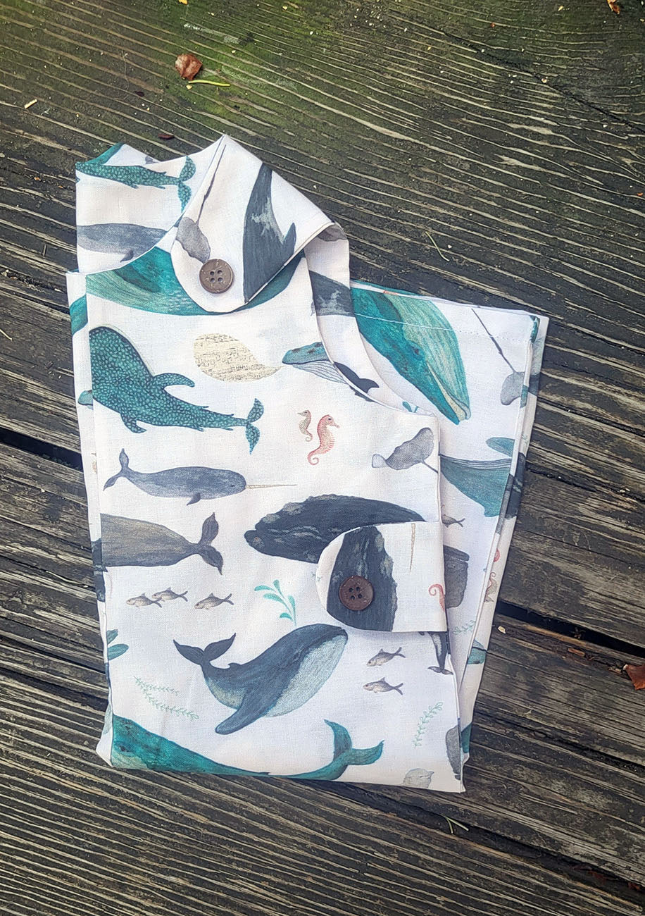 Whale Song Baby Romper