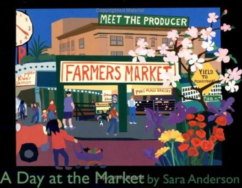 A day at the market by Sara Anderson