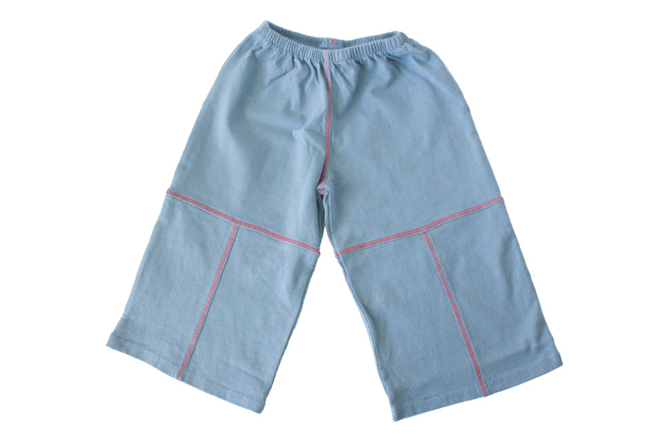 TwOOwls Yellow/Blue Baby Pant -100% organic cotton