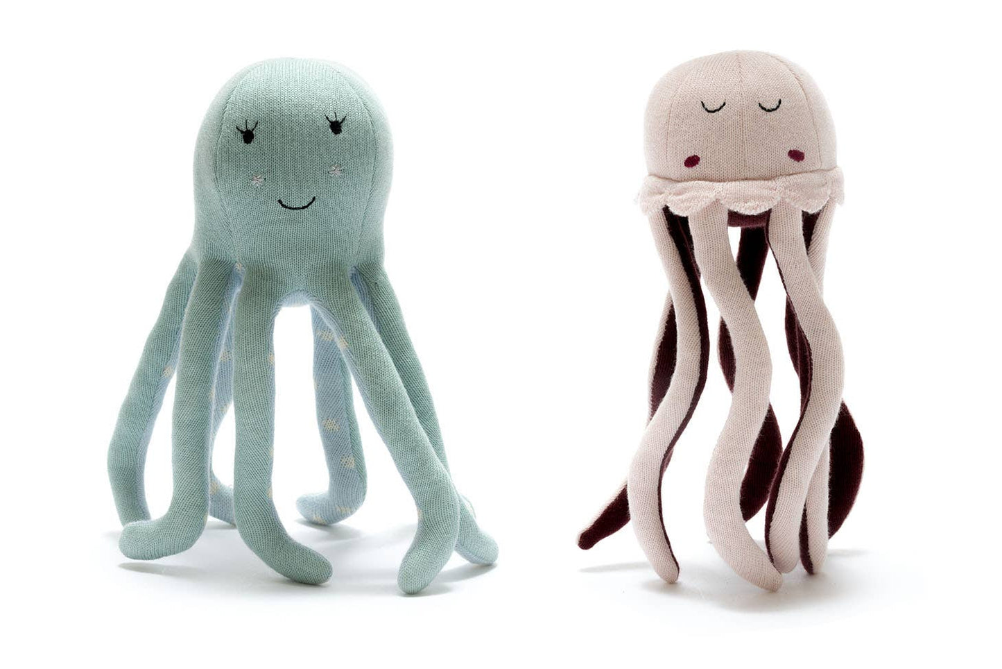 organic tactile octopus and jellyfish