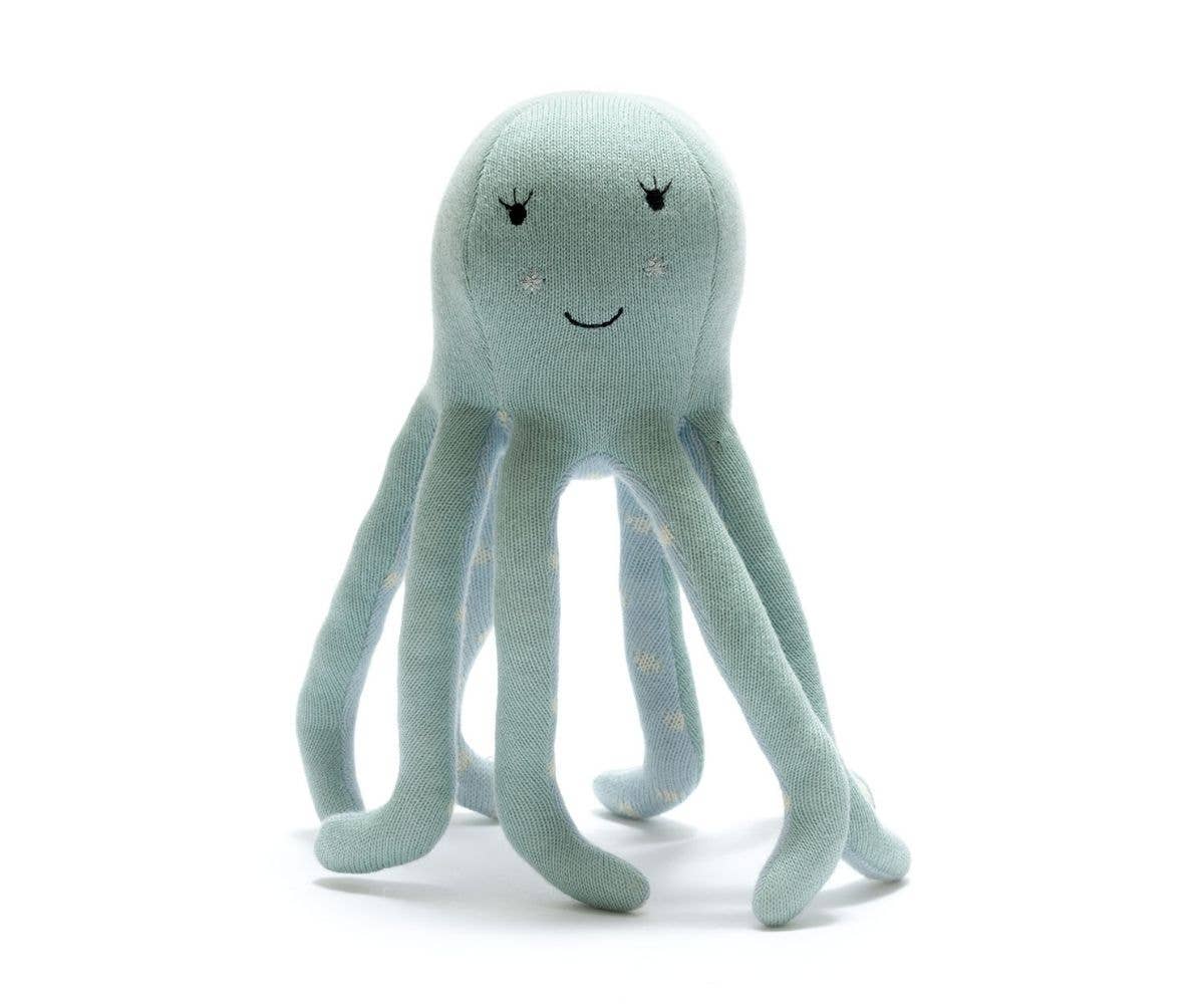 tactile organic sea green octopus