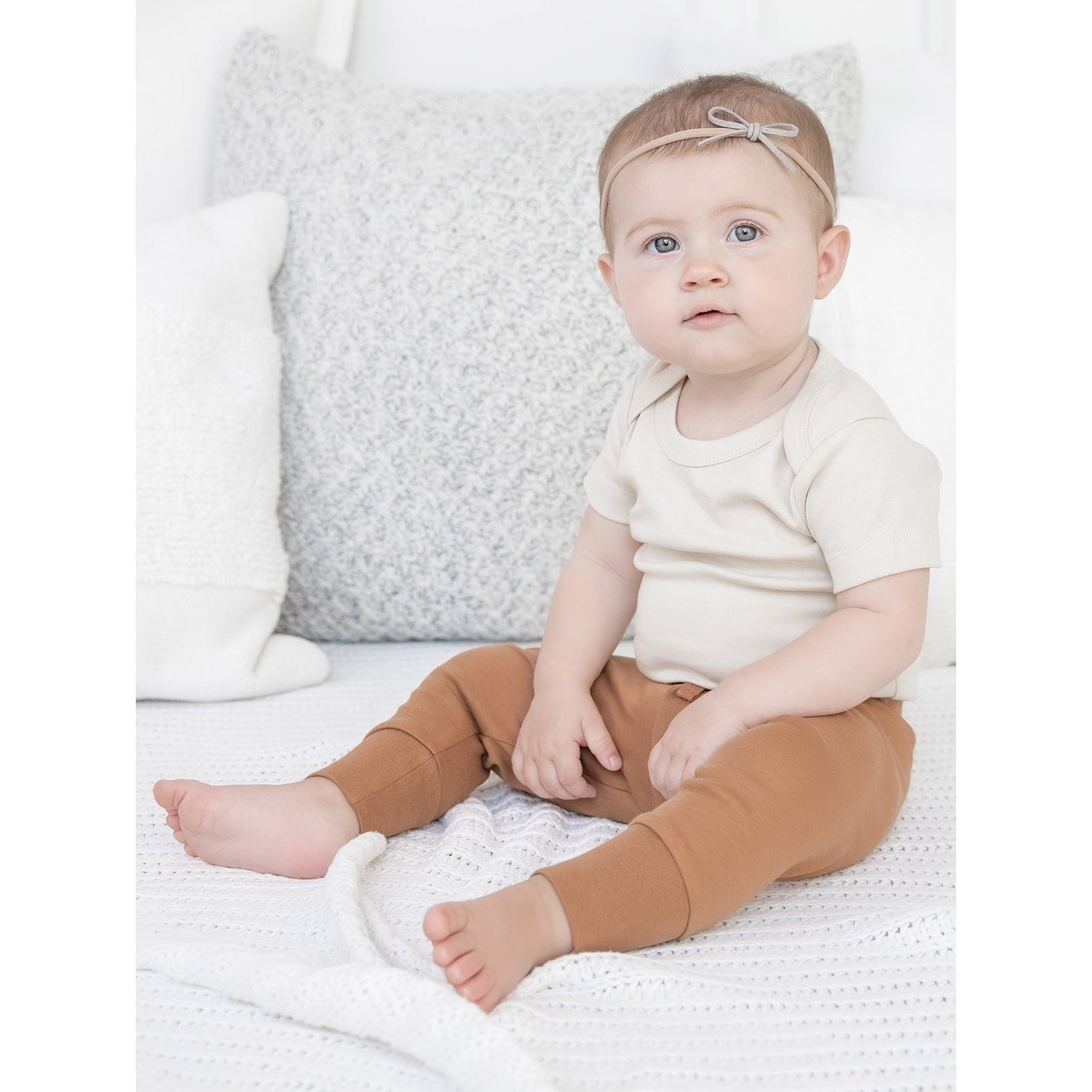 Cruz Baby Joggers in Solid Ginger