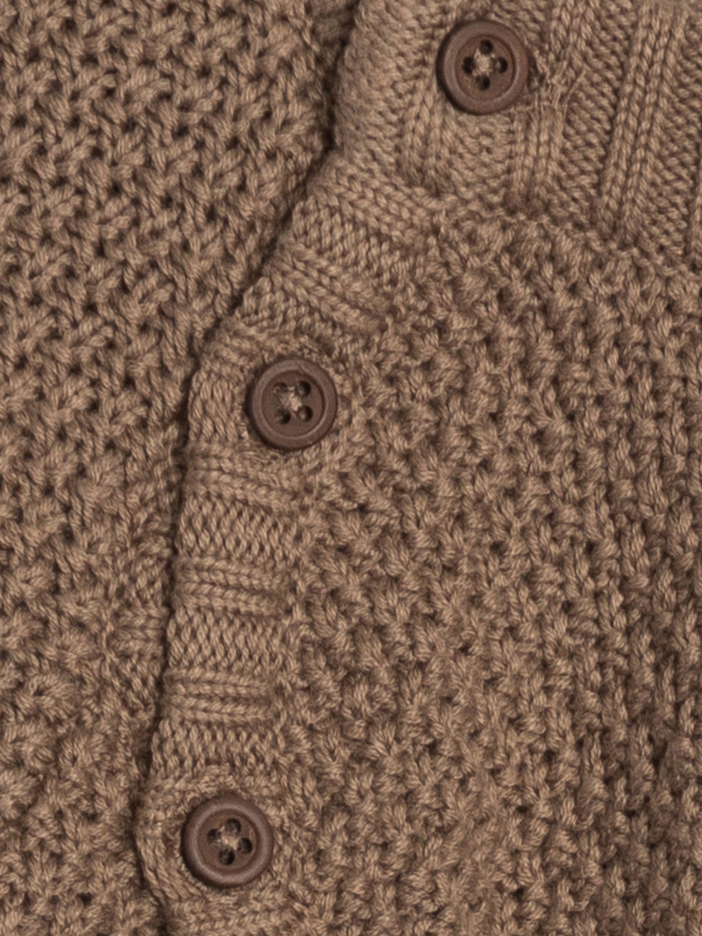 button detail for seed stitch sweater romper