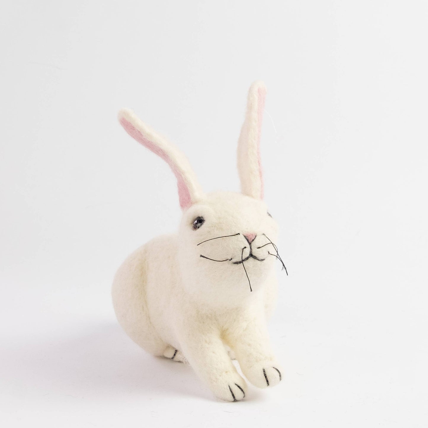 Felt White Bunny