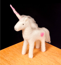 Load image into Gallery viewer, Unicorn Wool Felting Craft Kit
