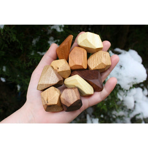 Mini Wood Stacking Stones