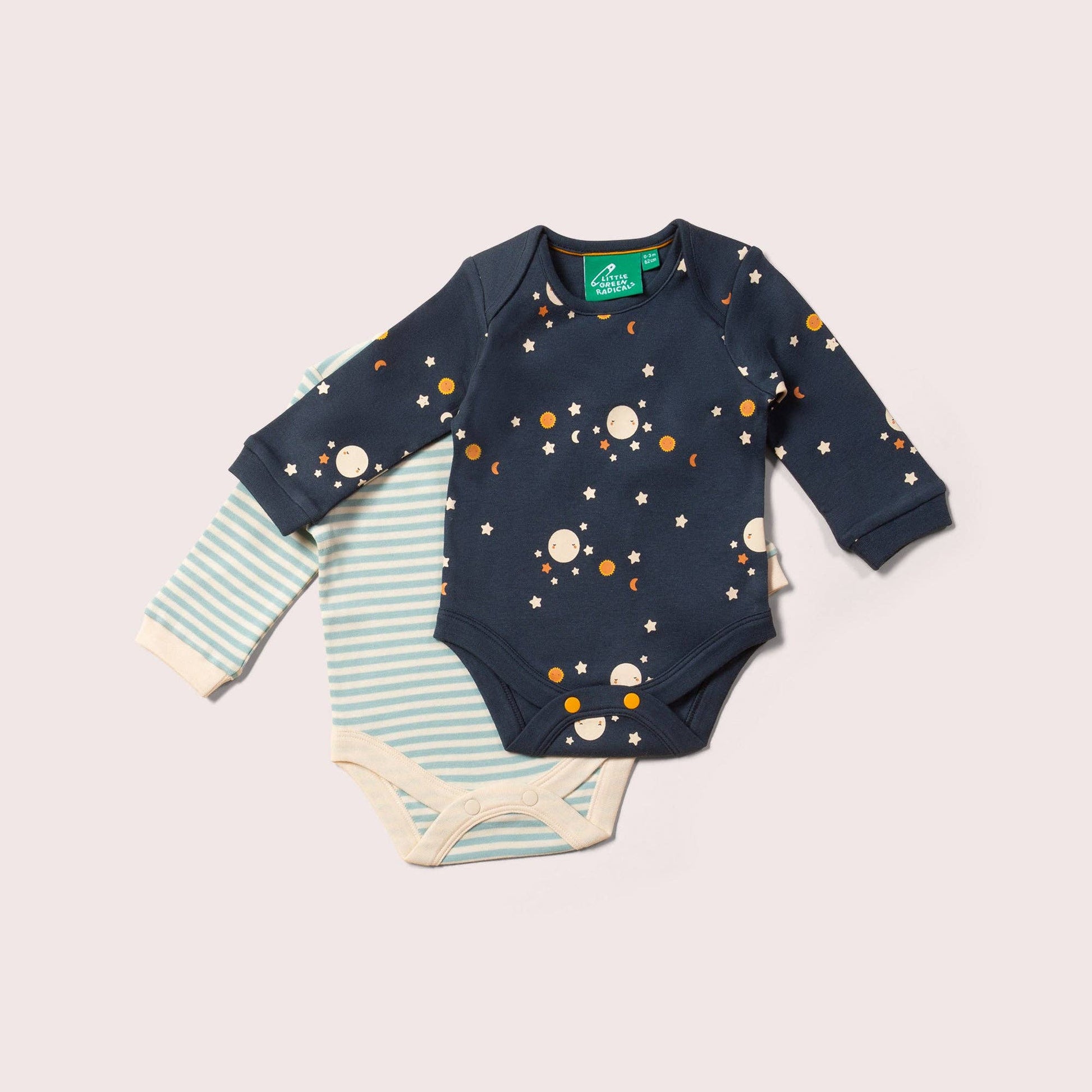 Over the moon onesie set flat lay