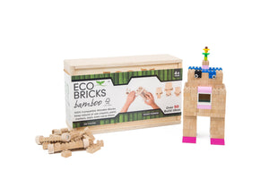 Pieces from Eco-Bricks™ Bamboo 250-Piece