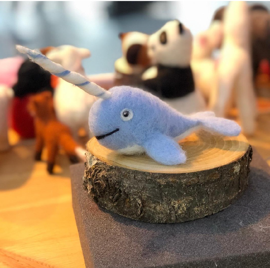 Narwhal Felting Kit