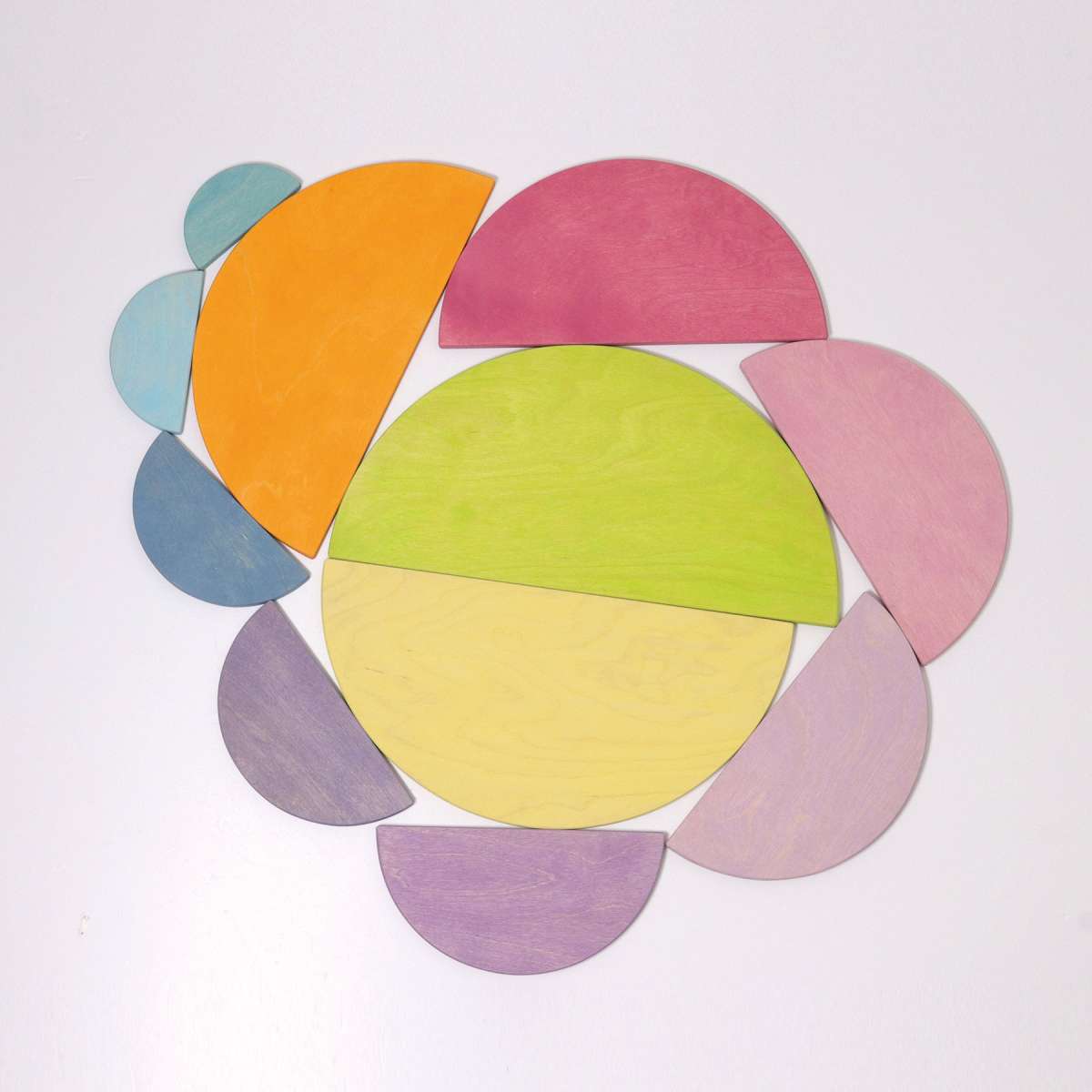 Pastel Semicircles flat