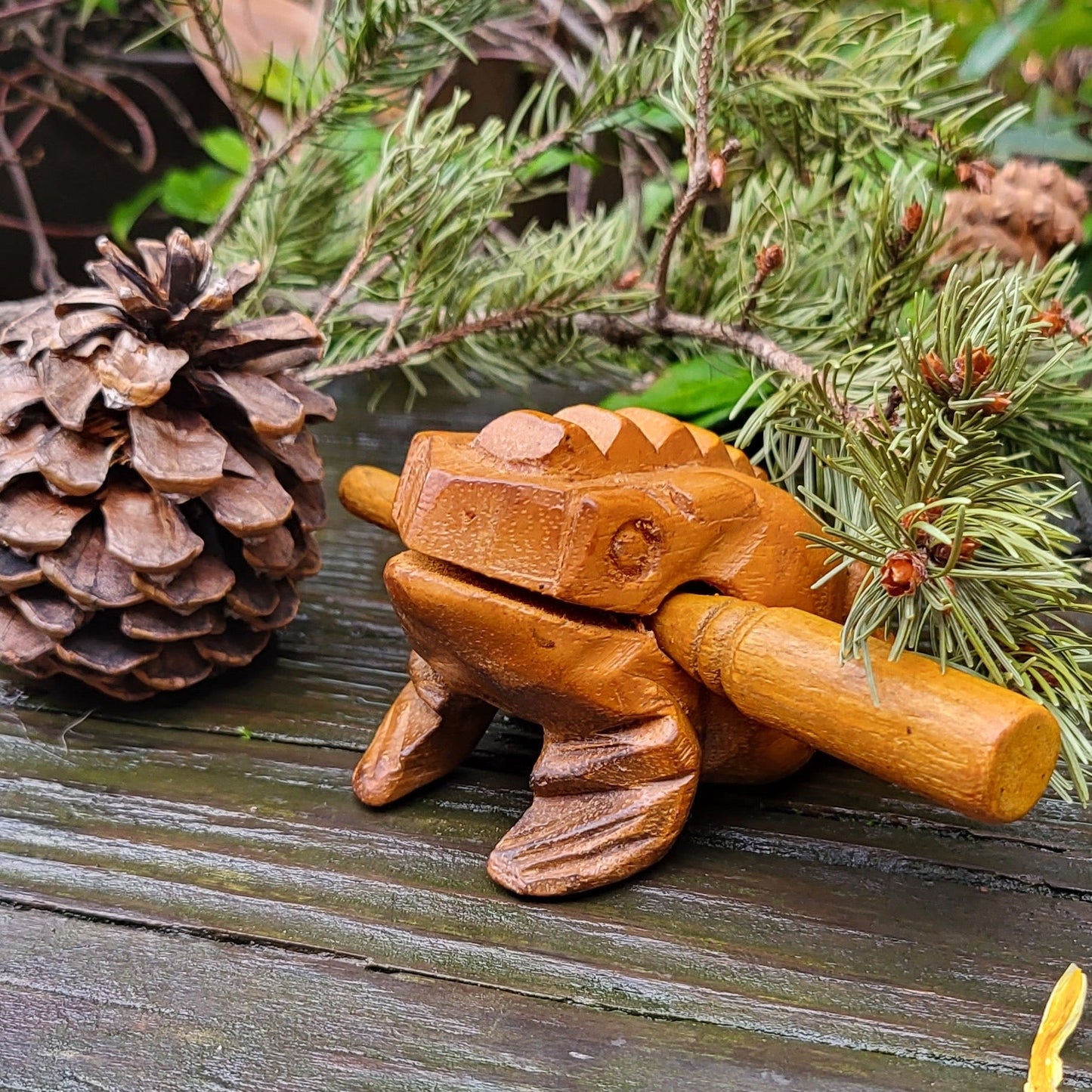 Large Croaking Frog toy