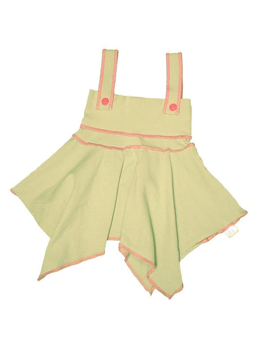 Organic Green Skirt Dress Combo