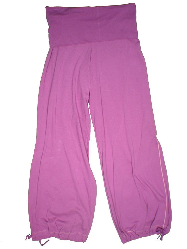 Plum/Coral Women's Wide Tie Long Pants