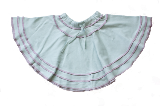 TwOOwls Turquoise/Pink Baby ChaCha Skirt -100% organic cotton