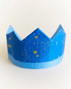 starry night silk crown