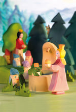 Load image into Gallery viewer, village well scene with princesses and dwarves
