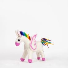 Load image into Gallery viewer, Felt rainbow unicorn small
