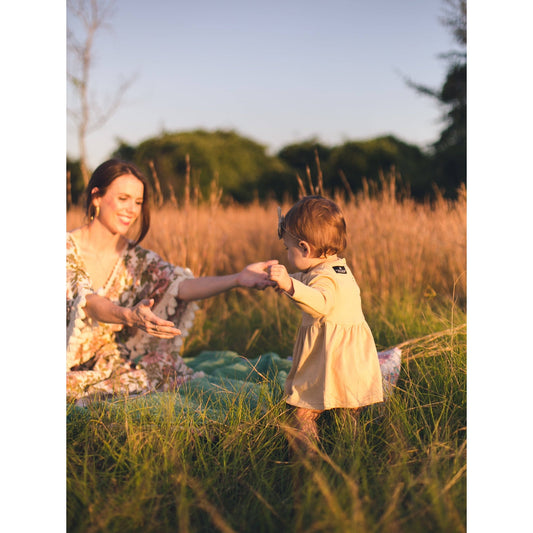 Long Sleeve Dress - Hazelnut