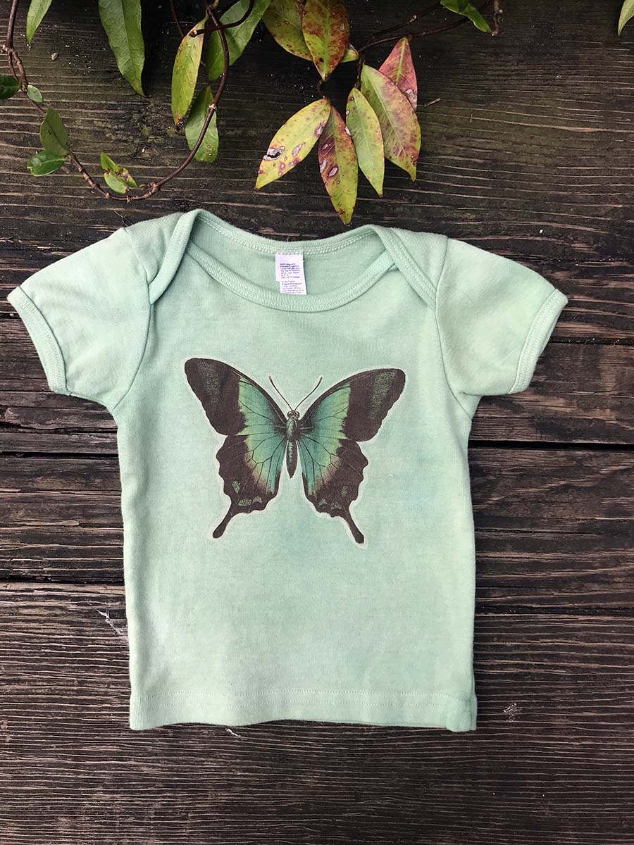 Butterfly Print Baby Short-Sleeve Tee