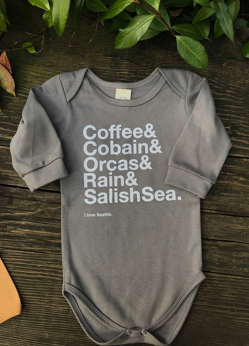 the seattle onesie in grey