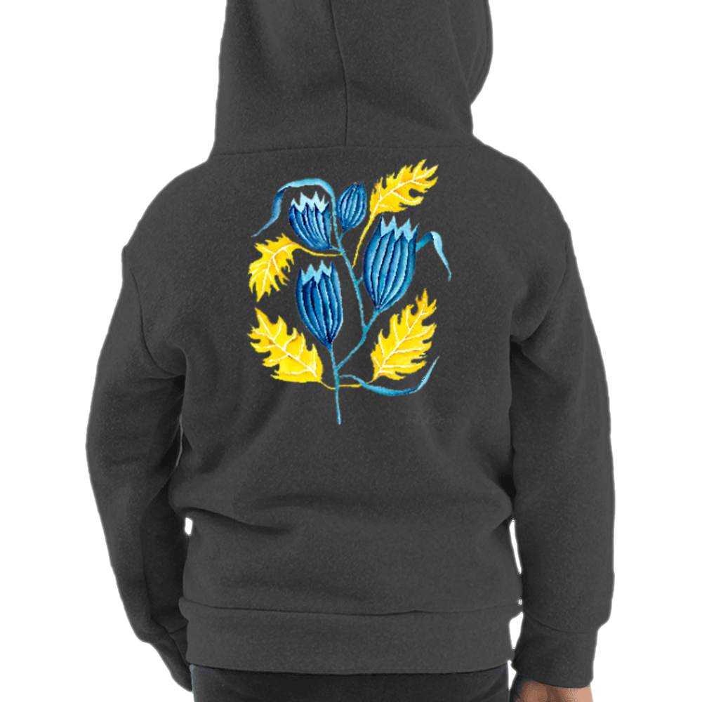 Autumn Bluebell Kids Hoodie